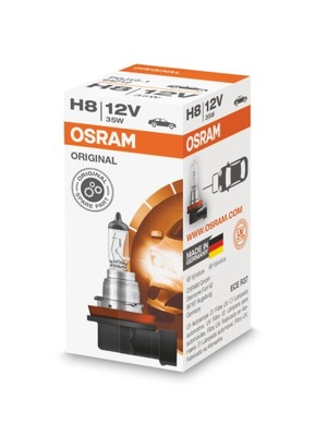 ŻARÓWKI OSRAM H8 ORIGINAL 12V 35W PGJ19-1 64212