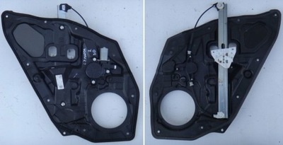 Mazda 2 ii lift 12 r підйомник скло лівий задня фото №1