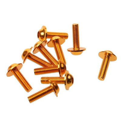 10pieces 20mmx6mm Screws Decorative License Plate Frame Aluminum Bo~23578 