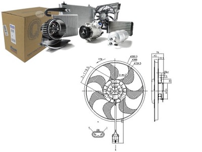 Вентилятор радиатора opel astra h astra h classic фото №1
