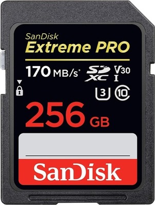 Karta pamięci SANDISK Extreme PRO SDXC 256GB 170MB/s