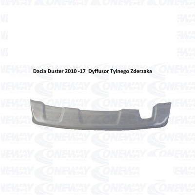 DACIA DUSTER 2010-17 DYFFUSOR REAR BUMPER  