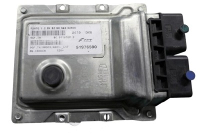 Блок керування двигуна fiat punto 1.2 51976590 9gf.th + програмування фото №1