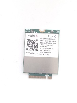 Modem LTE 4G Foxconn T77W595 do HP