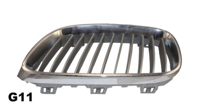 Решётка радиатора решётка радиатора решётка bmw 7295521 левый фото №1