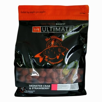 Kulki proteinowe Ultimate Products 1kg 18mm Monster Crab Strawberry