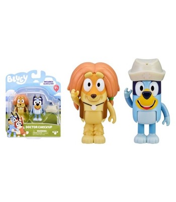 Bluey Blue. Wizyta u lekarza. Zestaw figurek 2-pack