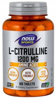 NOW Foods L-Cytrulina 1200mg 120 tabletek