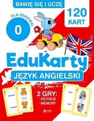 BAWIĘ SIĘ I UCZĘ EDUKARTY JĘZYK ANGIELSKI ZERÓWKA