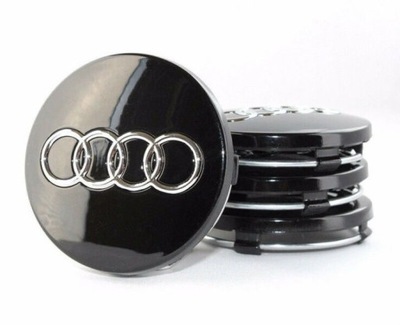 AUDI 60MM TAPACUBOS JUEGO 4 PIEZAS A1 A2 A3 A4 A5, COCHE OSOBOWE, 4 PIEZAS  