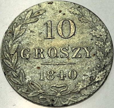 10 gr groszy 1840 MW SREBRO