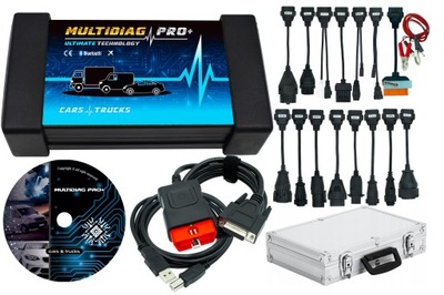 MULTIDIAG PRO+ ULTIMATE 2024PL POLACO ENSAYADOR DAF MAN SCANIA VOLVO+ 16 CABLES  