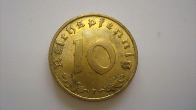 NIEMCY 10 pfennig 1939 F MENNICZA