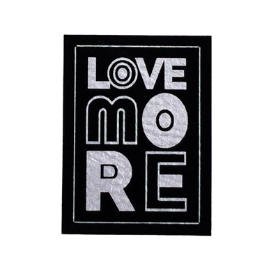 Metka lifestyle "LOVE MORE" 2 szt.