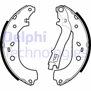 DELPHI LS1979 КОМПЛЕКТ КОЛОДОК ШАЛЬМІВНИХ LS1979