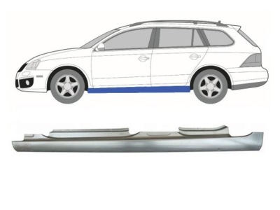 Vw golf vi 2008-2012 порог ремкомплект левая 1k9809605 фото №1