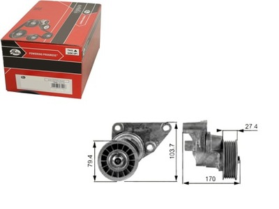 GATT38158 GAT ĮTEMPIKLIS DIRŽELIO WIELOROWK. CHEVROLET /HUMMER/CADILLAC (ALTERNA 