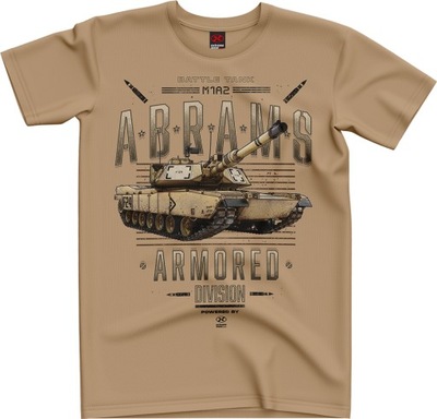 KOSZULKA Z CZOŁGIEM ABRAMS M1A2 WORLD OF TANKS