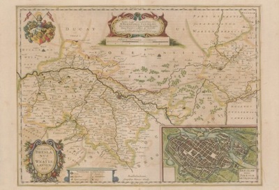 Wrocław - archiwalny plan miasta z 1639 r. | Format A3+ bez ramy