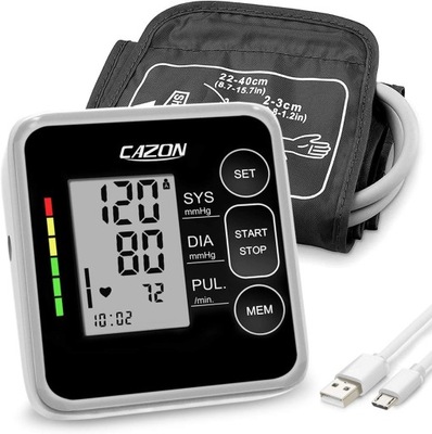 CAZON Automatyczny cyfrowy monitor ciśnienia krwi