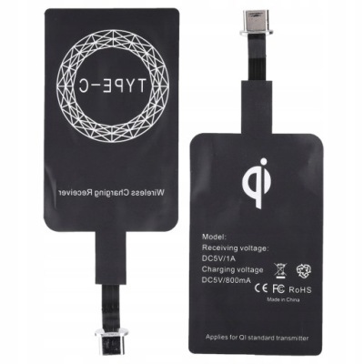 ADAPTER DO ŁADOWANIA INDUKCYJNEGO TYPU-C QI