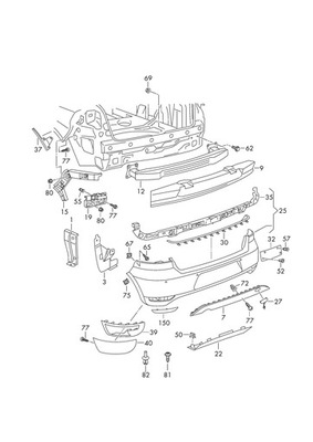 5K7807417BBGRU БАМПЕРА VOLKSWAGEN GOLF OE