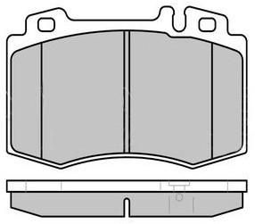 ZAPATAS DE FRENADO PARTE DELANTERA MERCEDES E W211 CLS W219  