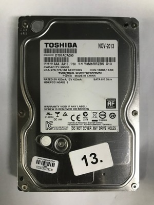 Dysk twardy Toshiba DT01ACA050 500GB