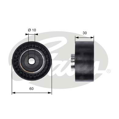 ROLLO PROPULSOR CORREA DISTRIBUCIÓN GATES T41235  