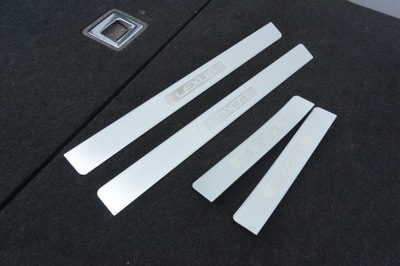 Захист поріг перед задня накладка kpl lexus gs iii mk3 хром фото №1