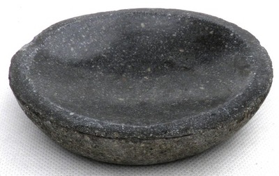Mydelniczka kamienna kamień rzeczny 12x12,5cm