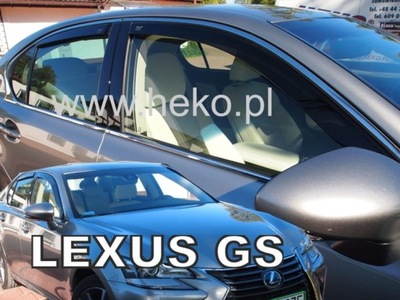 DEFLECTORES HEKO LEXUS GS IV DE 2012 4 PIEZAS  