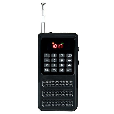 Y-001 Multi-function Mini Radio with Flashlight Portable FM Radio Speaker