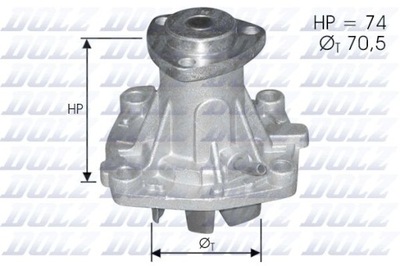 НАСОС ВОДЫ ALFA ROMEO 33 1.8 TD 90-94