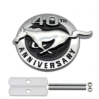 MUSTANG 40TH ЕМБЛЕМА НАКЛЕЙКА РЕШІТКА