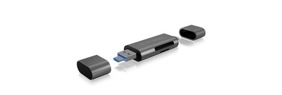 Czytnik Icy Box USBC/microUSB/USB 2.0 (IBCR200C)