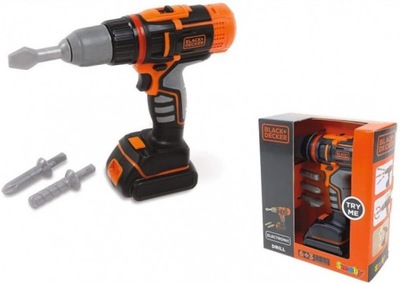 SMOBY Wiertarko Wkrętarka Mechaniczna Black Decker