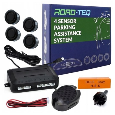 M-TECH ROAD-TEQ SENSORES APARCAMIENTO 18MM CP17 BUZZER NEGRAS  