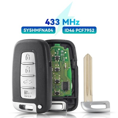 4 button sy5hmfna04 car remote smart key for kia k2 k5 rio optima so 26673 фото №1