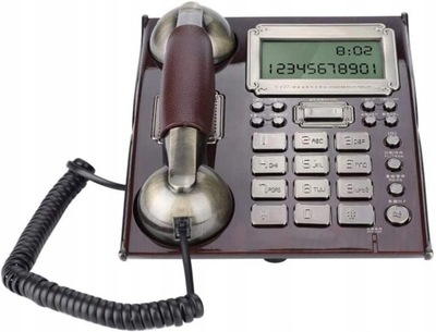 Europejski retro telefon vintage telefon na biurko