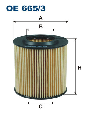 FILTRO ACEITES FILTRON OE665/3 OE6653  