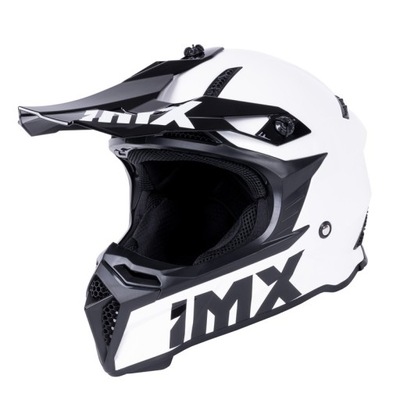 Kask cross enduro biały czarny IMX FMX-02 XS