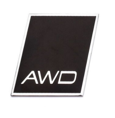EMBLEMAT LOGO ZNACZEK VOLVO AWD S60 V60 - NAKLEJKA