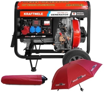 AGREGAT GENERATOR PRĄDOTWÓRCZY 7,8 KW DIESEL 400 V