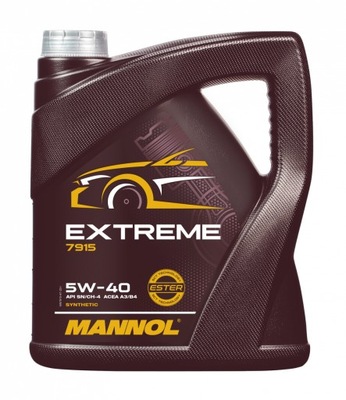 МАСЛО SILNIKOWY MANNOL EXTREME 5W40 4L