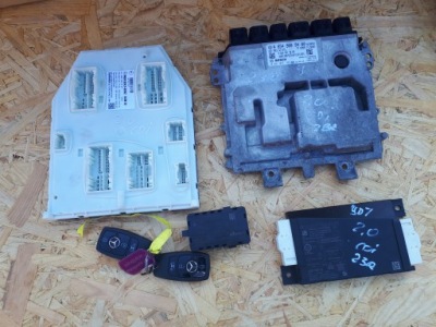 Mercedes sprinter 907 2.0 cdi бортовой компьютер двигателя набор стартовый 6549009400 фото №1