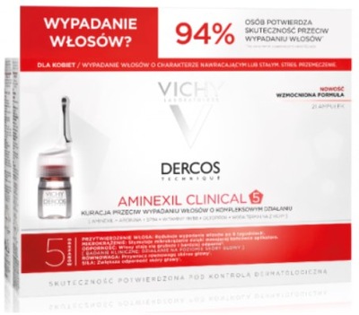 Vichy dercos aminexil kuracja wypadanie włosów