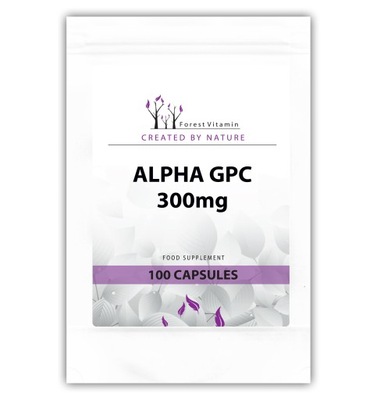 ALPHA GPC 300mg ALFOSCERAN CHOLINY PAMIĘĆ MOCNA