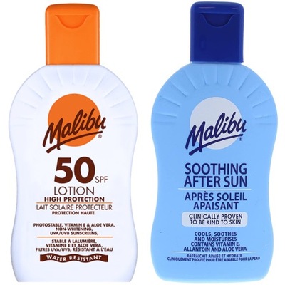 Malibu SPF50 Balsam 200ml + Balsam Po Opalaniu 200