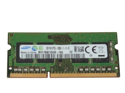 Pamięć Ram DDR3 2GB SAMSUNG PC3L-12800S